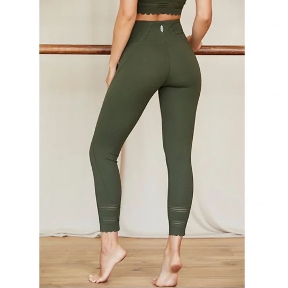 Free People Genie Scalloped Leggings